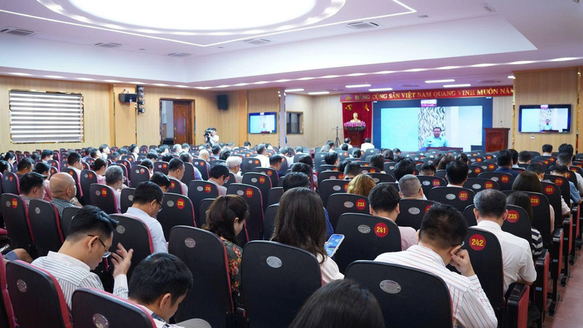 An overview of the conference at the Ministry of Industry and Trade. Photo: Nguyen Thao