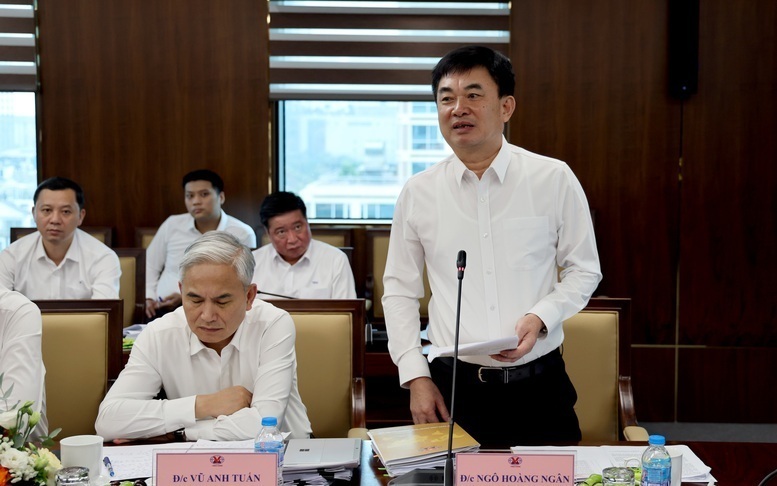 TKV Chairman Ngo Hoang Ngan addresses the meeting. Photo: VGP.
