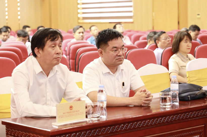 Delegates attending the Conference reviewing 18 months of the implementation of the Politburo's Resolution No.57-NQ/TW at the Ministry of Industry and Trade headquarters. Photo: Viet Khoa