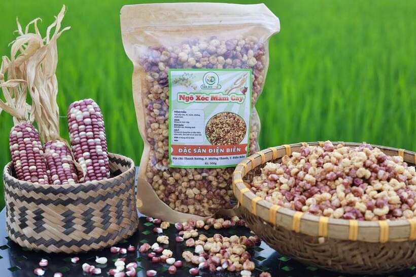 Spicy seasoned corn, one of Dien Bien's specialties. Photo: Agency for Domestic Market Surveillance and Development