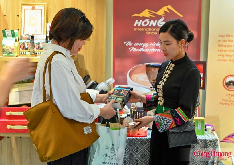 Consumers shop for products at the program.