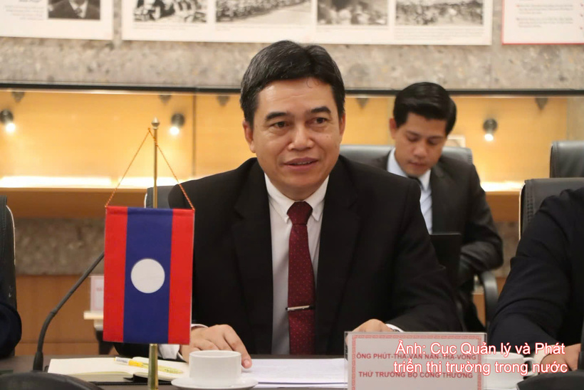 Lao Deputy Minister Phouthavanh Nanthavong. Photo: Agency for Domestic Market Surveillance and Development