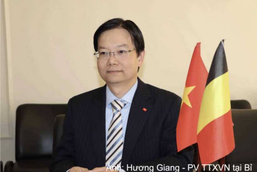 Tran Ngoc Quan, Trade Counsellor at the Vietnam Trade Office in Belgium and the EU.