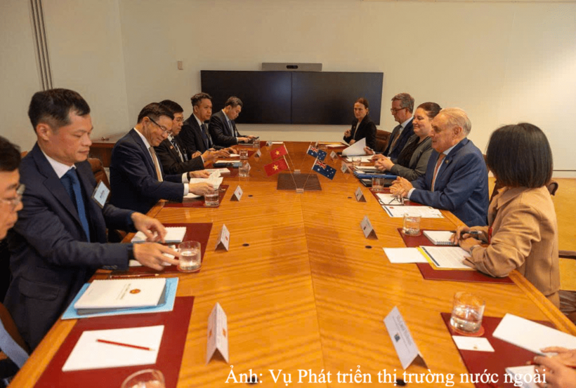 The two sides discuss cooperation opportunities in deep processing, high technology, critical minerals, renewable energy and supporting industries. Photo: MoIT