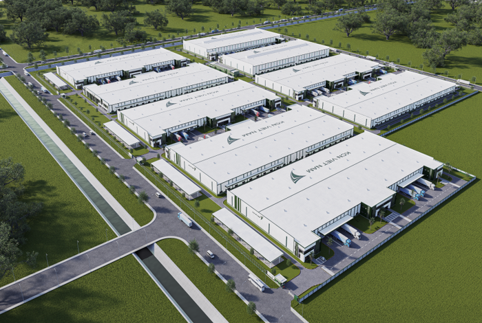 Project perspective of “KCN Song Than 3”, spanning 21.9 hectares and expected to add more than 130,000 sqm of high-quality, LEED standard-accredited industrial space to the market.