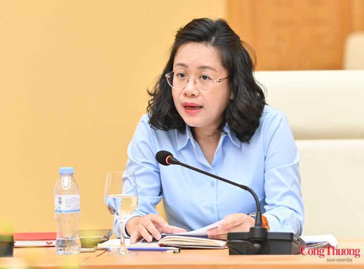 Representatives of several units under the MoIT offer comments on the draft Strategy. Photo: Nam Nguyen