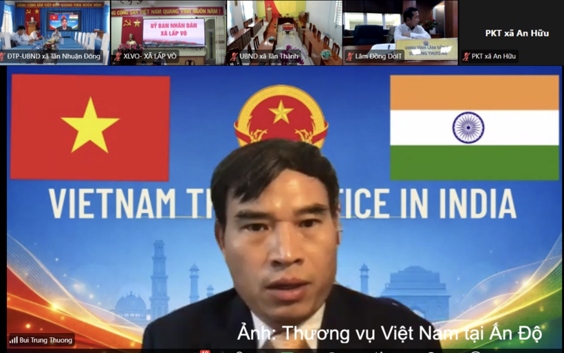 Bui Trung Thuong, Trade Counsellor and Head of the Viet Nam Trade Office in India, delivers the opening remarks at the seminar.