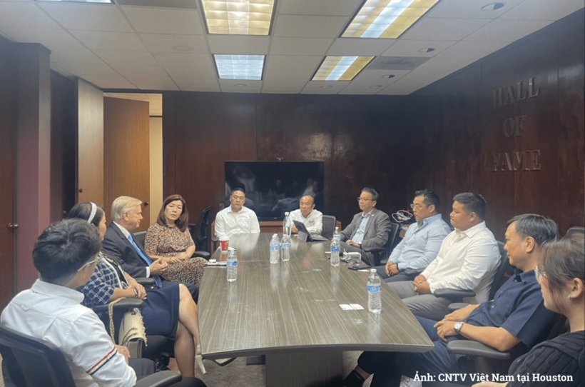 At the roundtable.