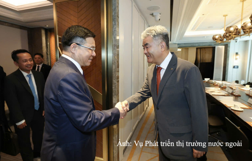 Minister Le Manh Hung encourages Daewoo E&C to expand cooperation in Viet Nam in LNG, renewable energy and nuclear power.