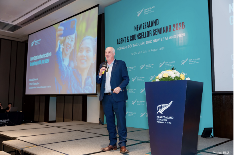 David Downs, Chief Executive of Education New Zealand (ENZ), highlighted Viet Nam as a priority growth market and reaffirmed education as a key pillar of the New Zealand-Viet Nam relationship