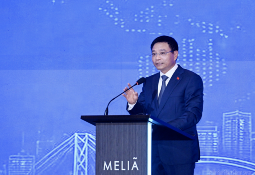 Deputy Prime Minister Nguyen Van Thang speaks highly of the contributions made by the business communities of the two countries in recent years – Photo: chinhphu.vn/Duc Tuan