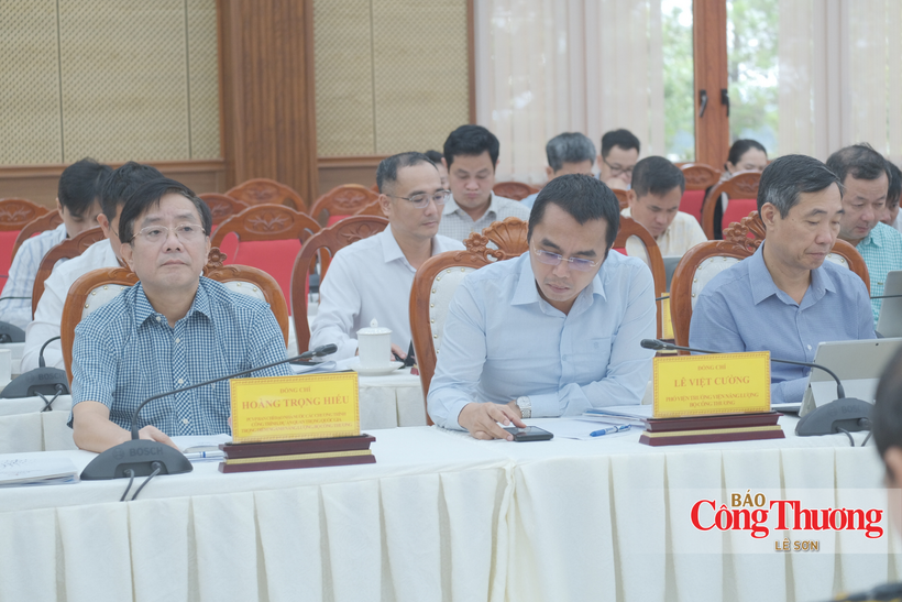 Members of the MoIT delegation at the working session.