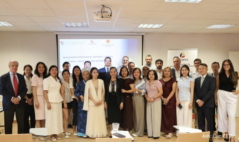 The Vietnamese trade mission at a trade promotion and business connection program in Türkiye. Photo: Viet Nam Trade Promotion Agency