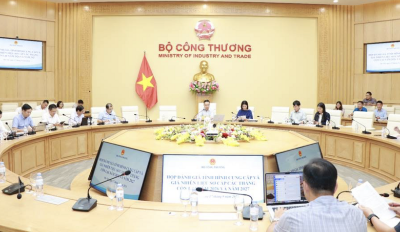 Delegates attend the meeting.