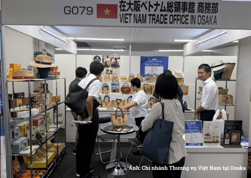 Vietnamese rattan and bamboo bags showcased at the 68th Osaka International Gift Show