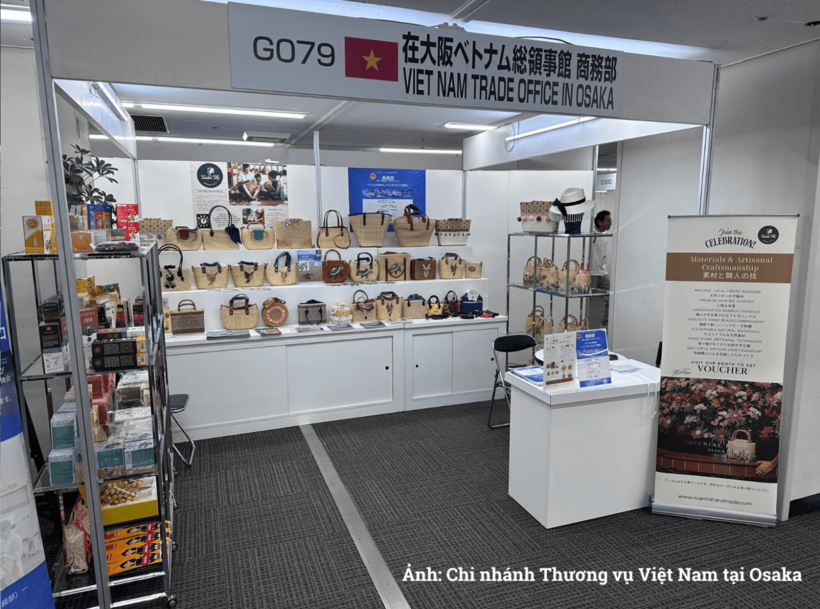 The Viet Nam Trade Office in Osaka’s booth at the 68th Osaka International Gift Show.