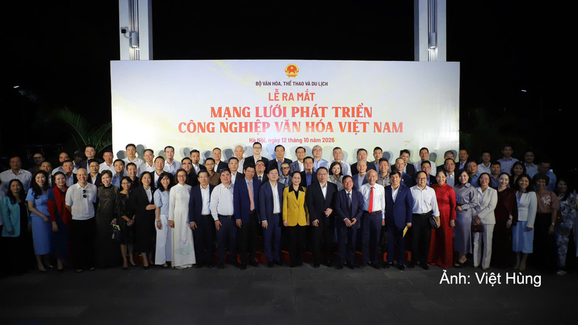 Delegates at the launch ceremony of the Viet Nam Cultural Industries Development Network.