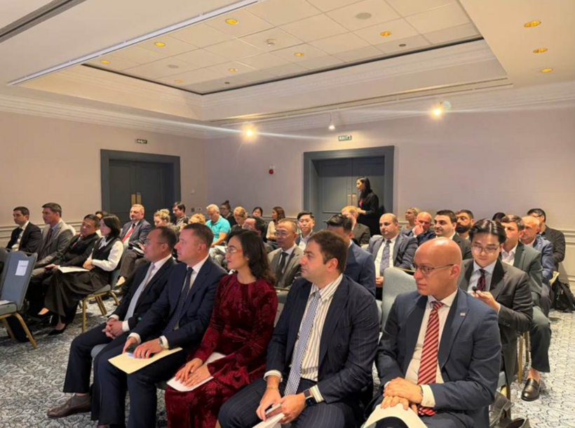 At the Viet Nam-Georgia Business Forum.