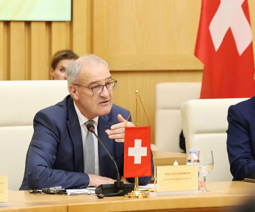 Guy Parmelin, President of the Swiss Confederation and Head of the Federal Department of Economic Affairs, Education and Research.