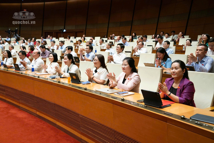 National Assembly deputies attend the session. Photo: Quochoi.vn