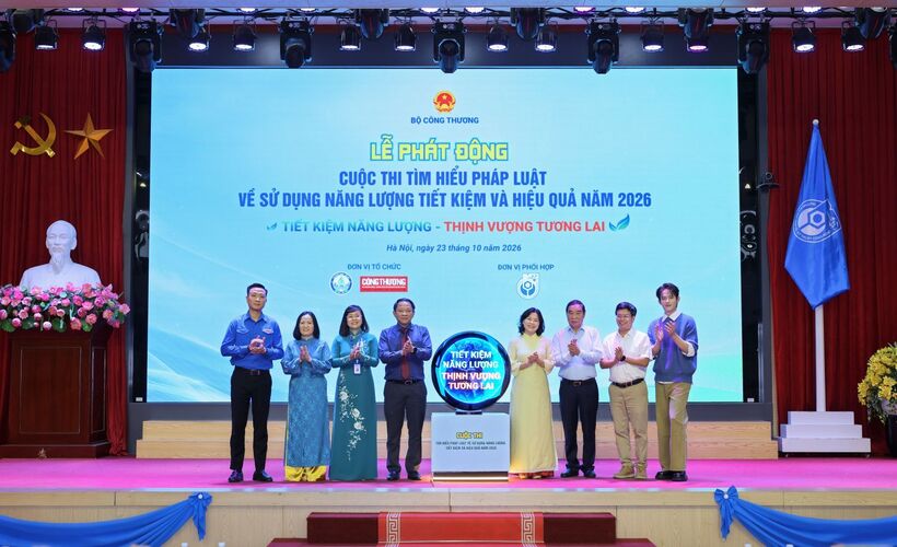 Delegates take part in the ceremony to launch the competition.