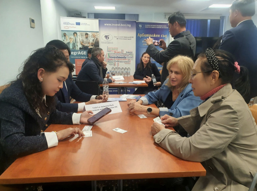 B2B networking sessions between businesses from the two countries.