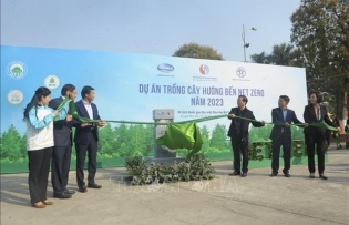 Hanoi kicks off net zero tree-planting project
