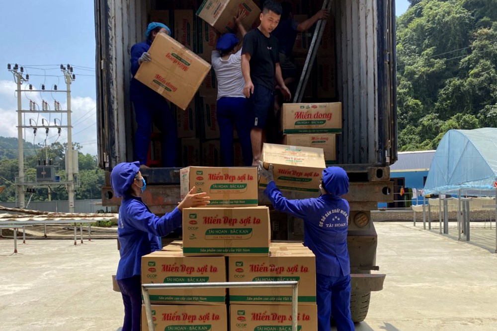 Sales of Bac Kan’s high-quality Tai Hoan vermicelli products have increased annually