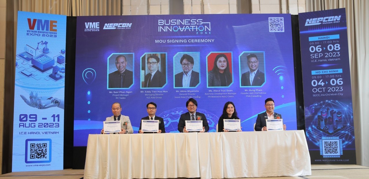 the MOU Signing Ceremony of Business Innovation Zone 2023