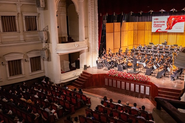 The renovation project will focus on improving the stage, equipment and furniture of the opera house. — Photo vnso.org.vn