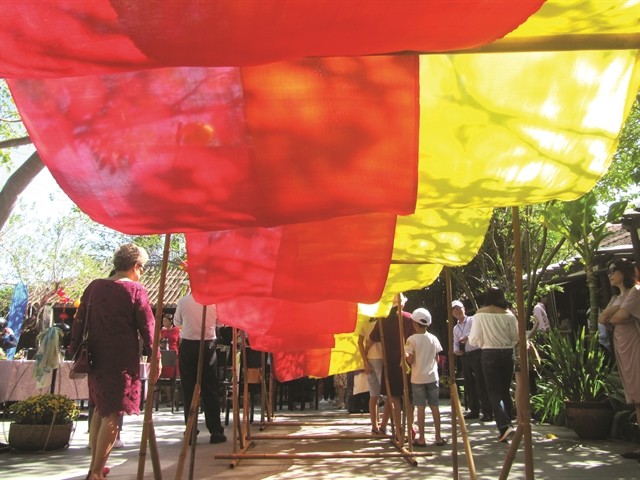 HERITAGE: Silk weaving is still preserved in Quảng Nam Province. The craft serves as a tour experience in Hội An ancient town. HERITAGE: Silk weaving is still preserved in Quảng Nam Province. The craft serves as a tour experience in Hội An ancient town.