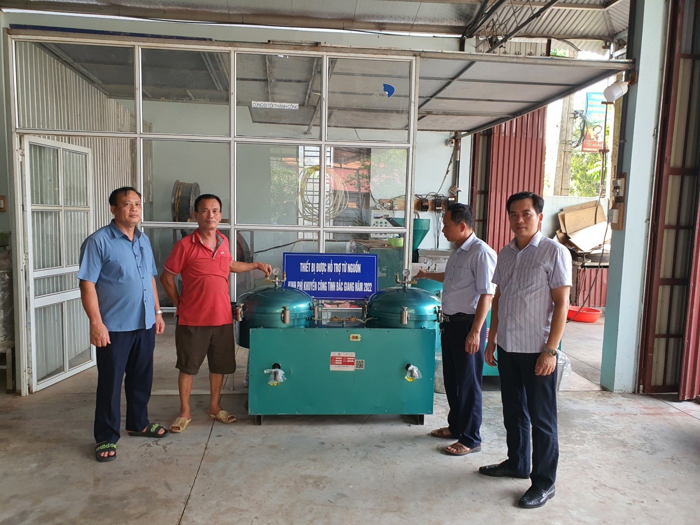 A rural industrial establishment in Bac Giang has received industry promotion assistance in advanced machinery and equipment application