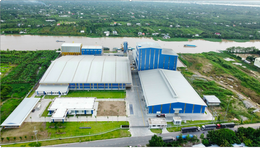 A seafood processing factory at My Hiep Industrial Cluster in Dong Thap Province’s Cao Lanh District