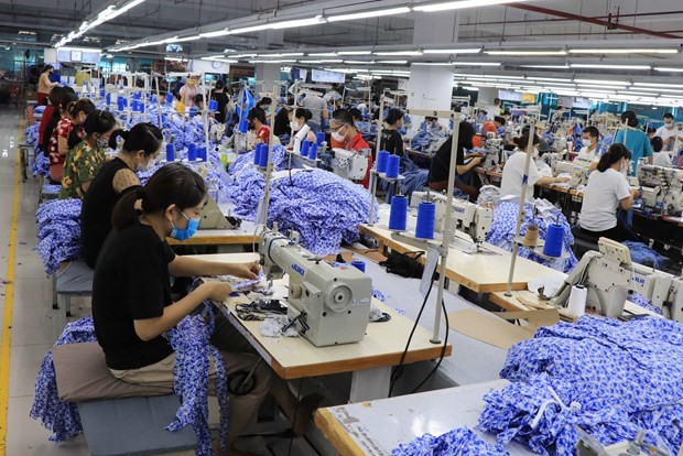 The factory of the Dap Cau Garment JSC in Bac Ninh province (Photo: VNA)
