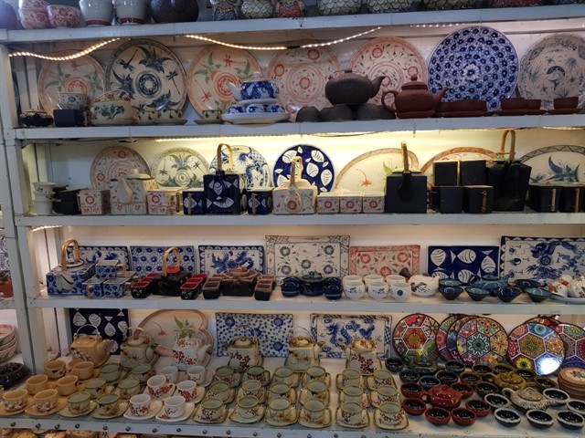 Ceramic products made by Nhung's family. Ceramic products made by Nhung's family.