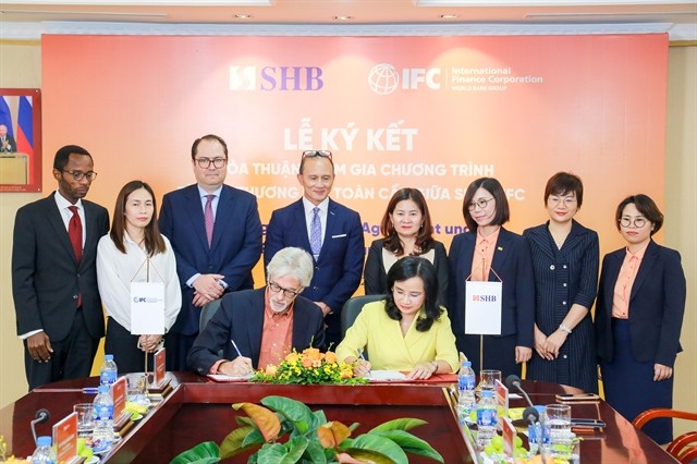 SHB and IFC signed the agreement for SHB to participate in the IFC’s Global Trade Finance Program (GTFP). — Photo courtesy of the bank