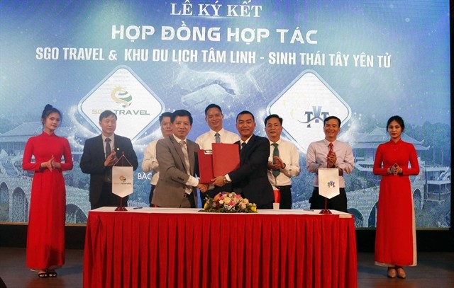 An agreement to launch the cultural tourism route from Hà Nội to Bắc Giang Province. An agreement to launch the cultural tourism route from Hà Nội to Bắc Giang Province.