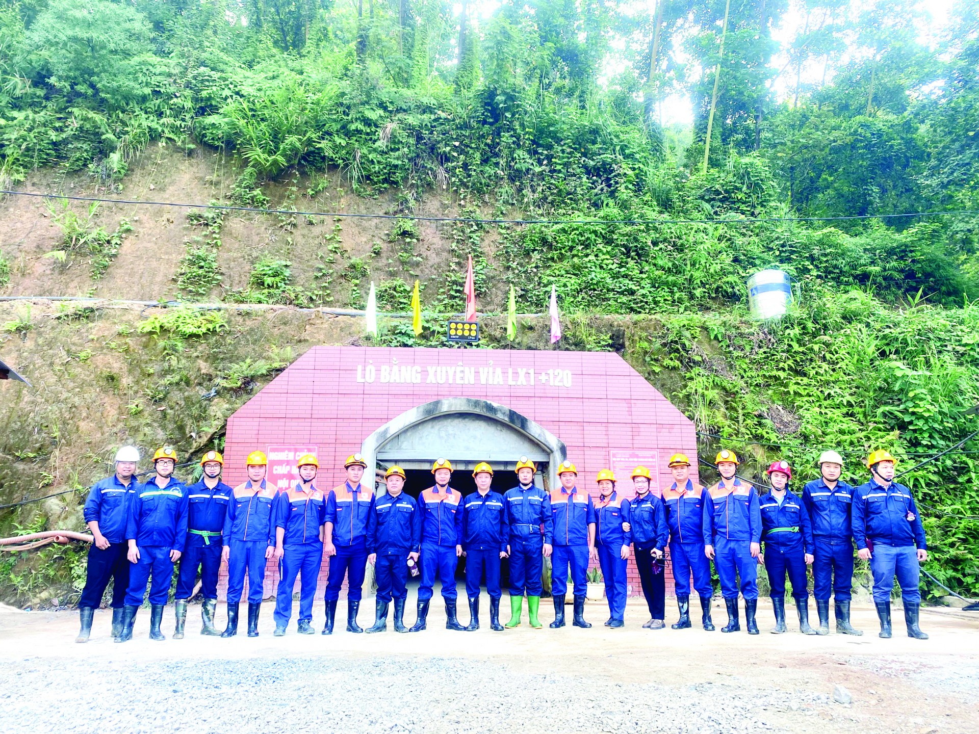 Getting ready to work a new shift