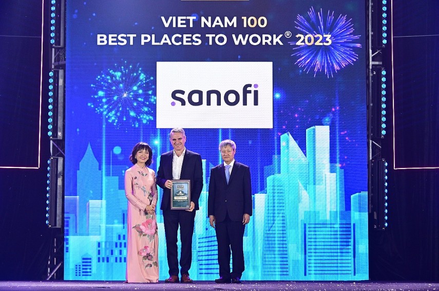  Sanofi Vietnam is honored to receive the award at the Vietnam Best Places to Work 2023 Conference. 