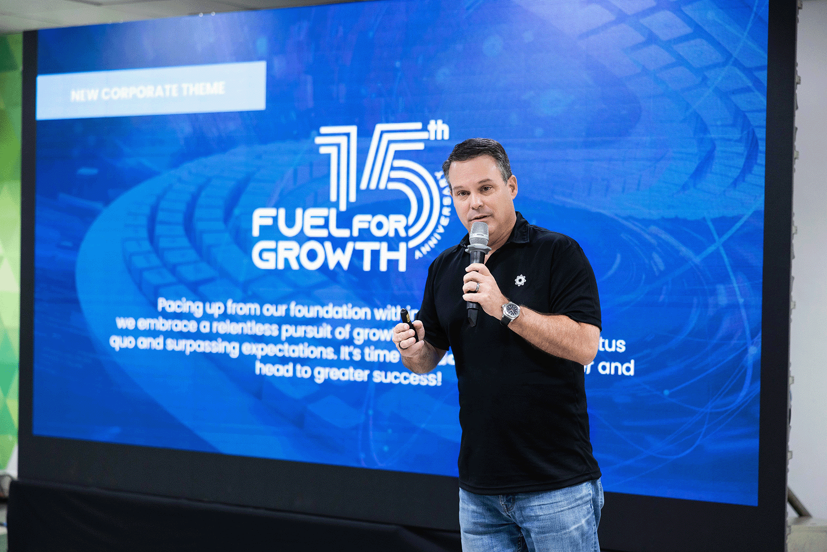 Leo Tucker - KMS CEO shared at the 2024 Global Company Meeting