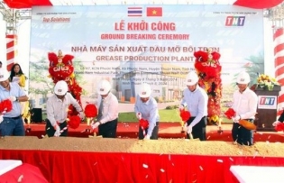 Construction of 5.5 million USD grease plant kicked off in Ninh Thuan