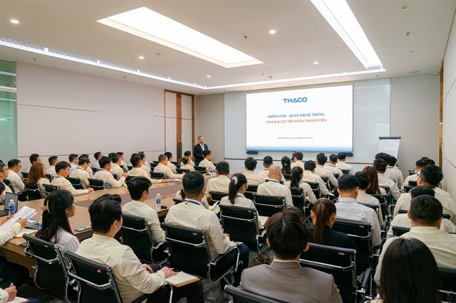 THACO focuses on human resource training aligned with the group's culture and adapted to its new development path. — Photo courtesy of THACO