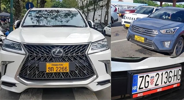 Foreign vehicles can be used in Việt Nam no more than 45 days. — Photo baogiaothong.vn