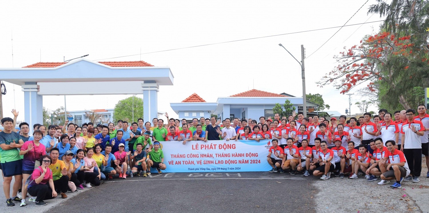 The ceremony launching PV GAS’ Month of Workers and Action Month for Occupational Safety and Hygiene in 2024