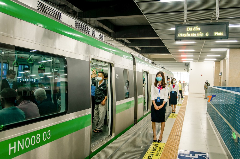The Cát Linh–Hà Đông urban metro line - photo: tinxe.vn