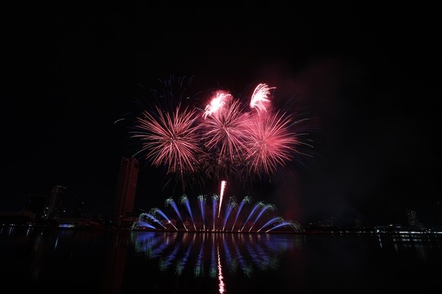 French-Vietnamese fireworks show sparks at Đà Nẵng Fest French-Vietnamese fireworks show sparks at Đà Nẵng Fest