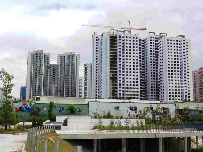 The real estate sector has been bustling with a series of positive signs. (Photo: VNA)