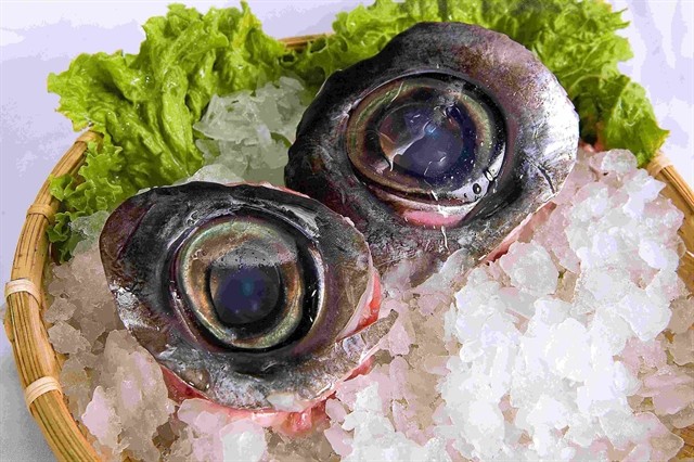 Tuna'eyeballs can be very big. Photo cungdi.net