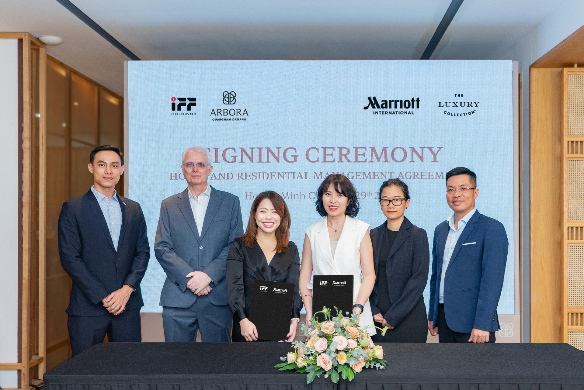 IFF Holdings announces signed agreement with Marriott International to open Luxury Collection Hotel, branded residences