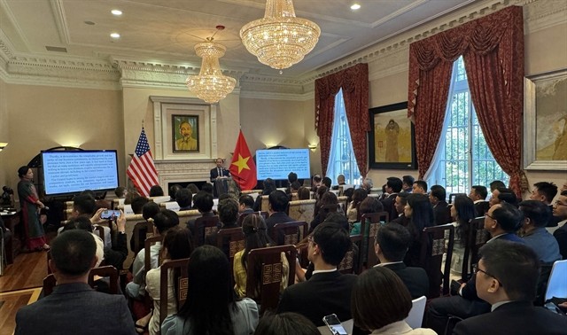 Sideline of the SelectUSA Investment Summit 2024 held in Maryland state from June 23-26, a seminar connecting firms of Việt Nam and the US organised by the Vietnamese Embassy in the US on June 24. — VNA/VNS Photo